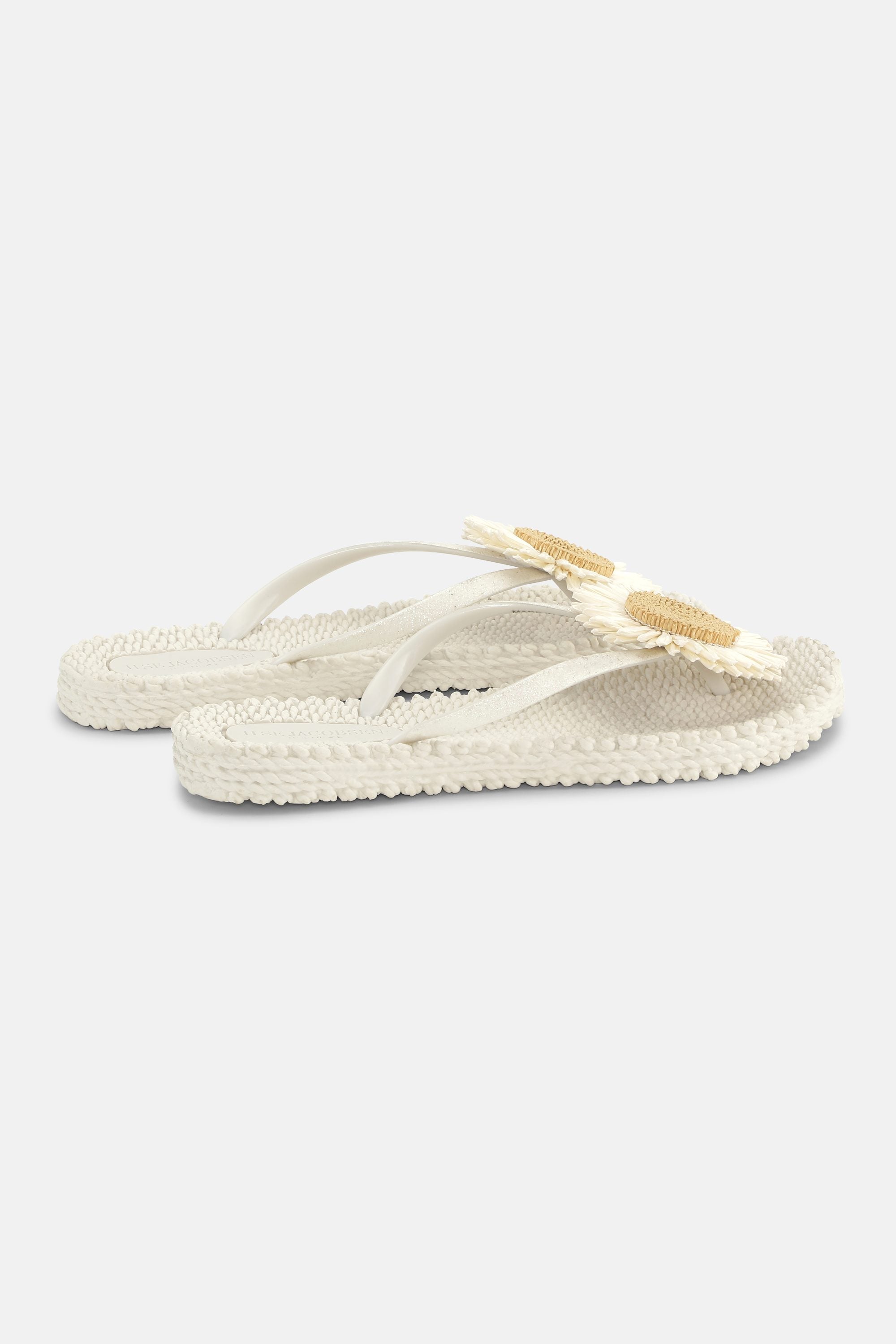 Flip-flops Blomst - Creme